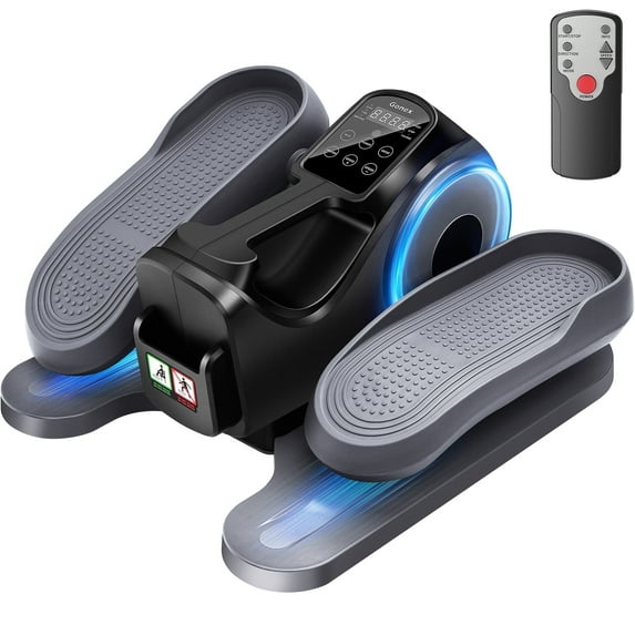 Gonex Under Desk Elliptical Machine for Seniors, Electric Pedal Exerciser with 10 Resistance Levels, Remote Control, Fully Assembled