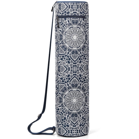 Gonex Yoga Mat Bag, Full-Zip Exercise Yoga Mat Carrier with 2 Cargo Pockets & Adjustable Shoulder Strap for Women Men