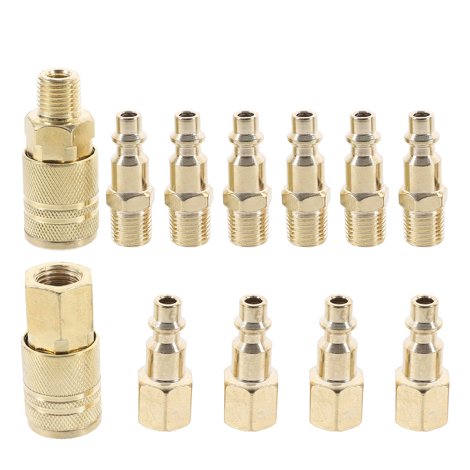 Gong 1 Set Air Hose Fitting Crimp Cinch Air Pipe Fitting Assortment