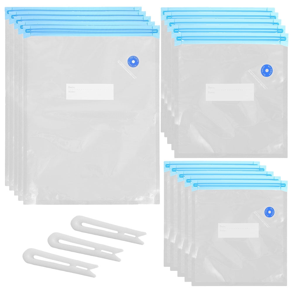 Gong 1 Set Vacuum Sealer Storage Bag Reusable Vacuum Food Preservation