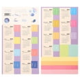 Gong 10 Sets Calendar Stickers 2024 Schedule Calendar Stickers Monthly
