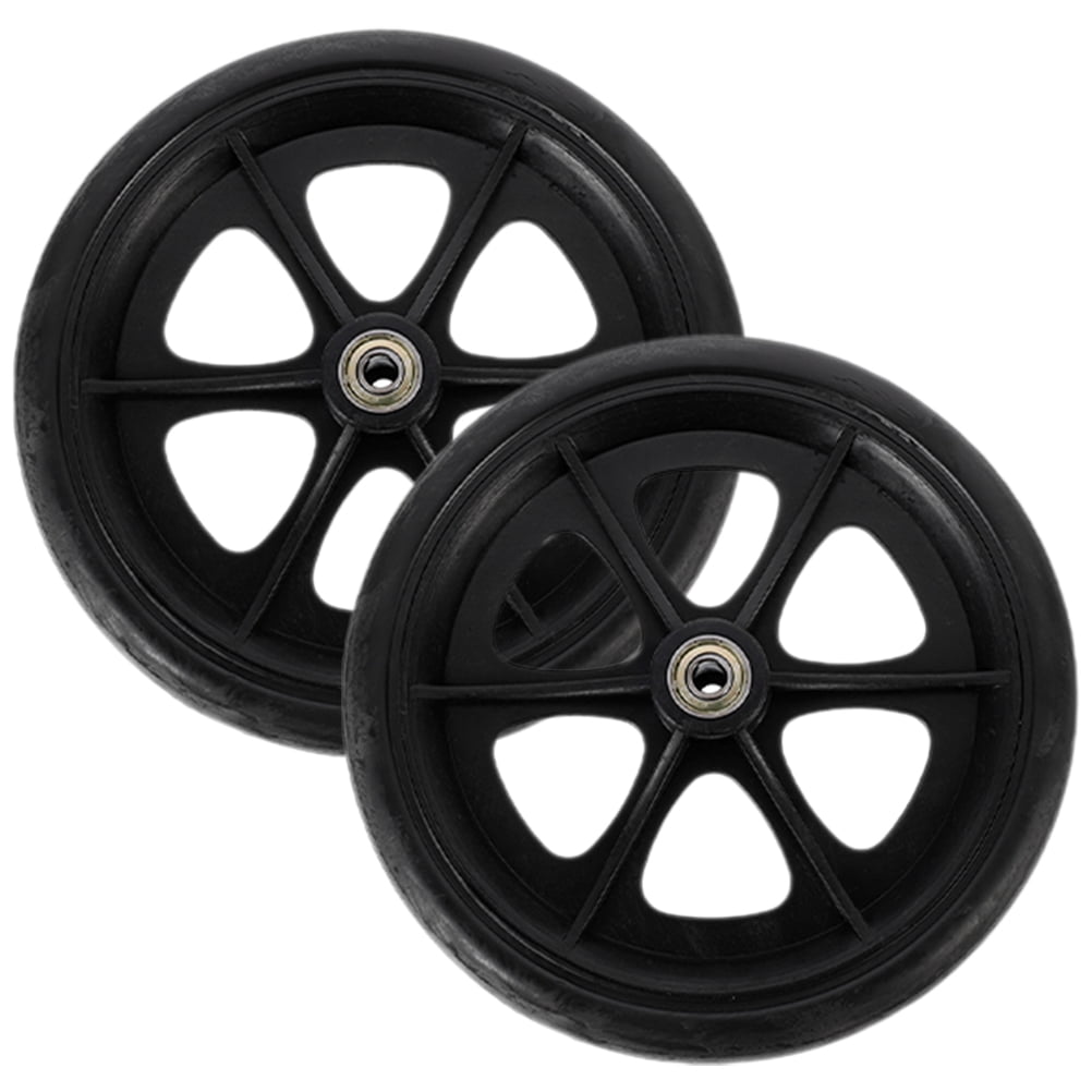 Gong 2pcs Wheelchair Wheels Replacement Front Wheels Wheelchair Front