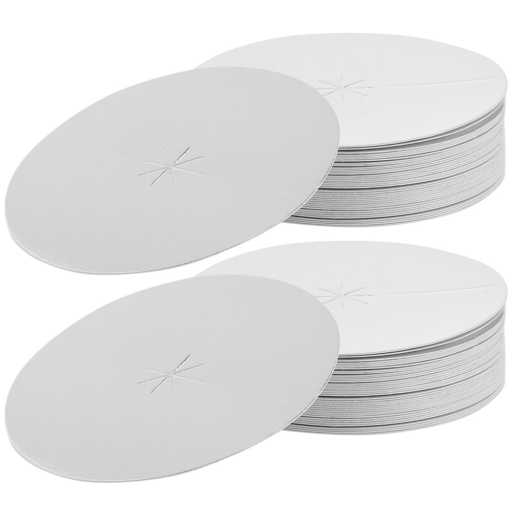 Gong 45Pcs Drip Protectors for Candle Devotional Candles Holder Discs