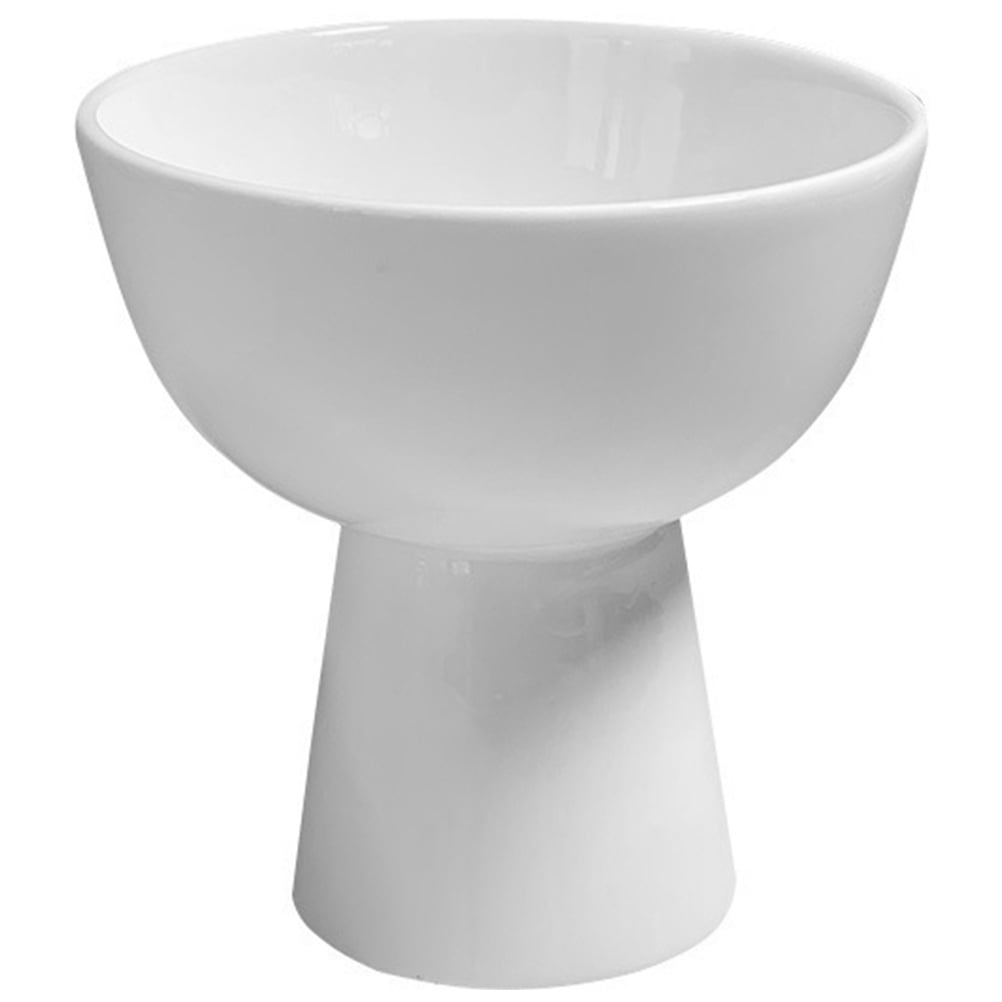 Gong Ceramic Snack Bowl Footed Dessert Cup Ice Cream Cup Serving Bowl