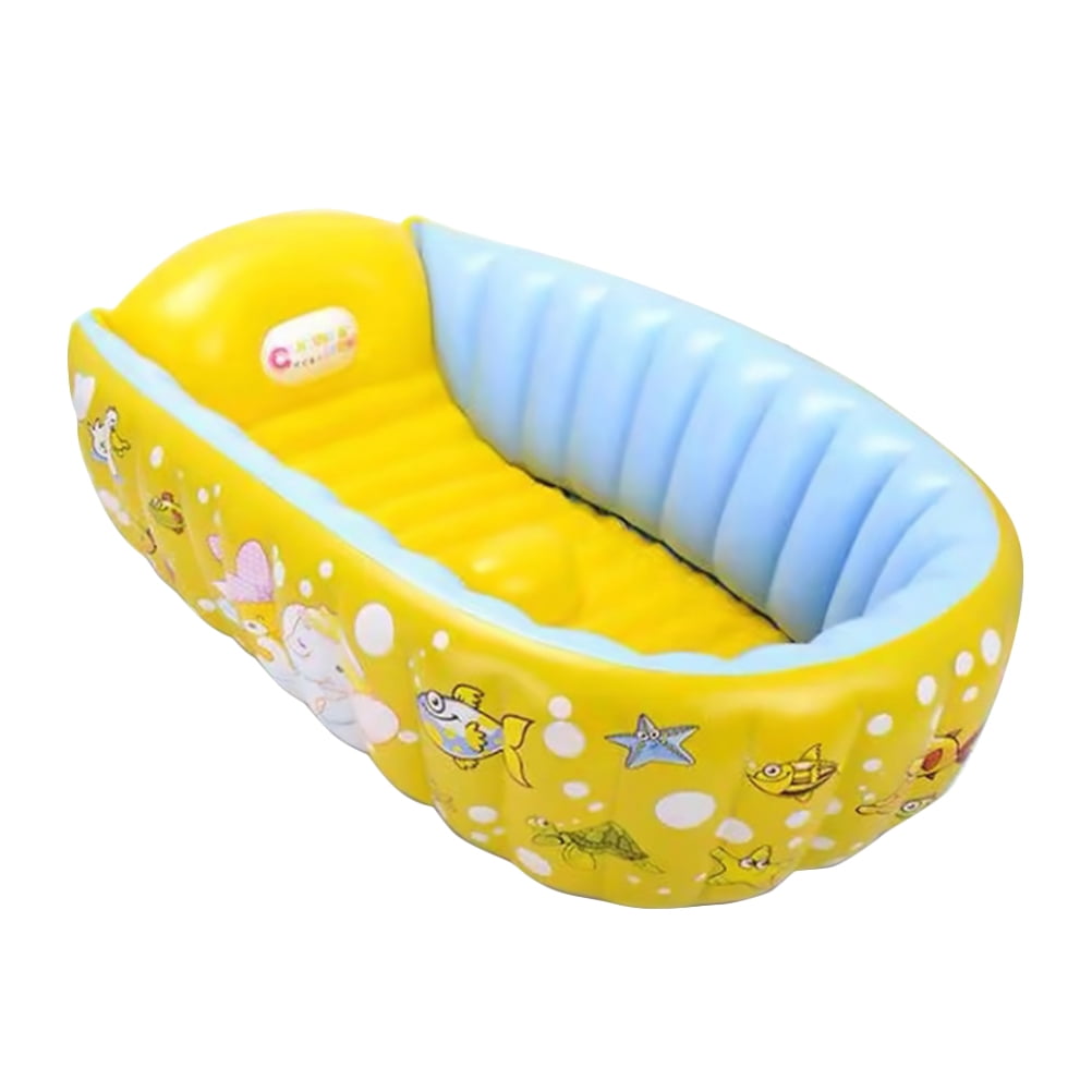 Gong Inflatable Baby Bathtub Infant Cartoon Bathing Tub Indoor Swimming Pool - Walmart.com