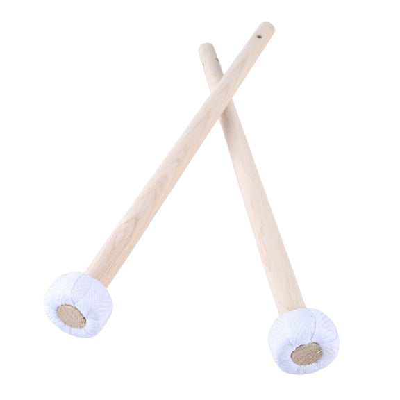 Gong Mallet Hammer Sticks Mallets Rods Wood Handle Drum Hammer Cymbal Drum Mallets, Drum Sticks Cotton Linen Head Drum