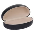 Gong Oval Sunglasses Eyeglasses PU Storage Case Box (Black)