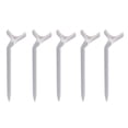 thumbnail image 1 of Gongc 15pcs Lightweight and Durable Plastic Curved Tees for Golfer (White), 1 of 6