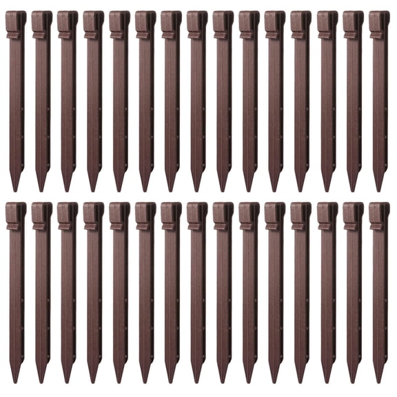 Gongc 30 Garden Landscape Edging Stakes Lawn Ground Tent Pegs Heavy Duty Landscaping