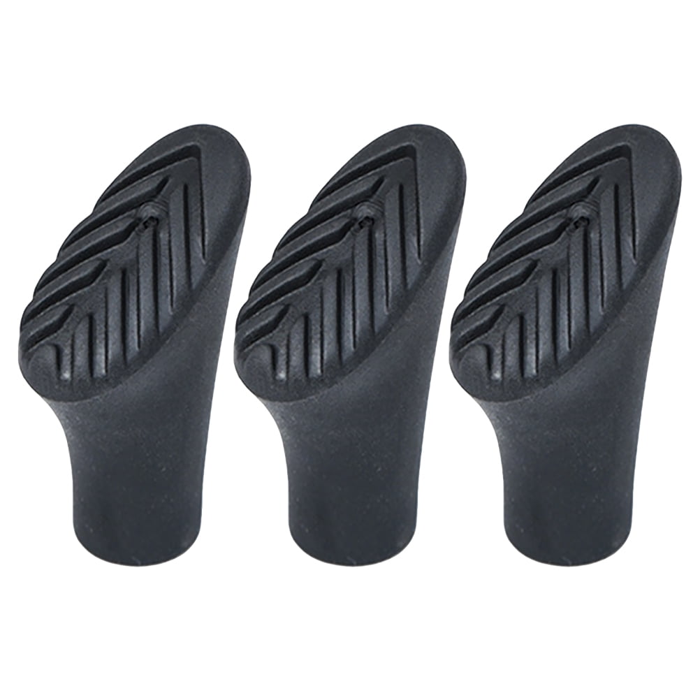 Gongc 3pcs Rubber Trekking Pole Tips for Hiking Poles