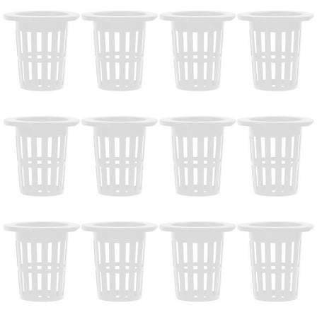 Gongc 50PCS 2.75" Black Net Cup Pots for Hydroponics Garden
