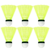 Gongc 6pc Nylon Badminton Set for Indoor/Outdoor Play - Yellow