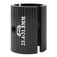 thumbnail image 1 of Gongc Bike Handlebar Shim Stem Adapter Aluminum Alloy Reducer 25.4 to 31.8MM (Black), 1 of 4