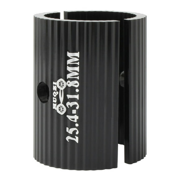 Gongc Bike Handlebar Shim Stem Adapter Aluminum Alloy Reducer 25.4 to 31.8MM (Black)