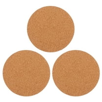 Gongc Cork Plant Coaster Round Mat: Soft Corkboard Pad (8 Inch)