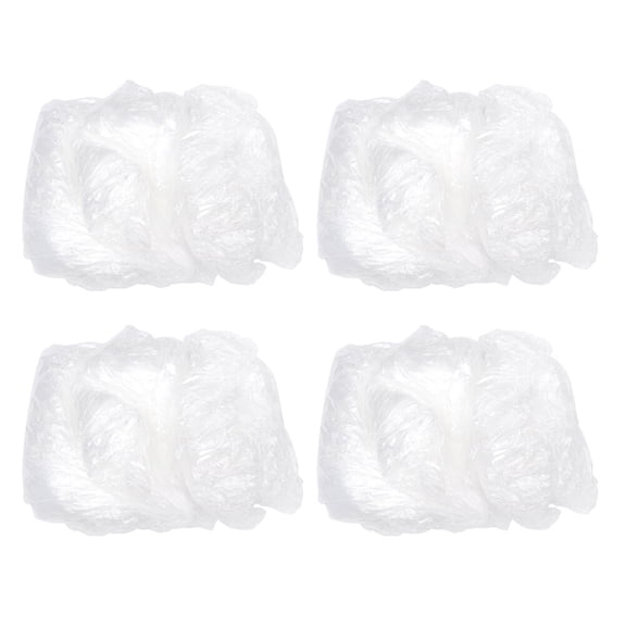 Gongc 4-Pack Clear Disposable Motorcycle Covers, Protective for Indoor and Outdoor Use