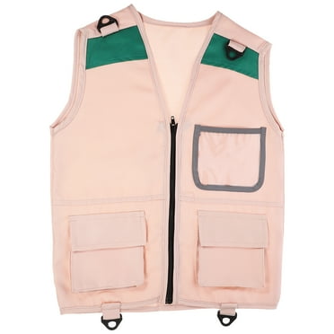 Gongc Kids Explorer Vest Kids Camping Vest Outfit Kid Explorer Outside Vest Cosplay Vest Prop
