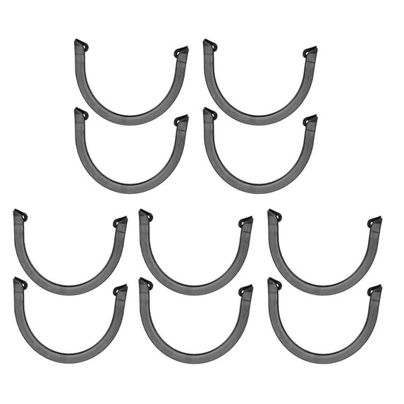 Gongc Skateboard Deck Guards Longboard Protector Bumper Strip Wall Mount (5 Pairs)