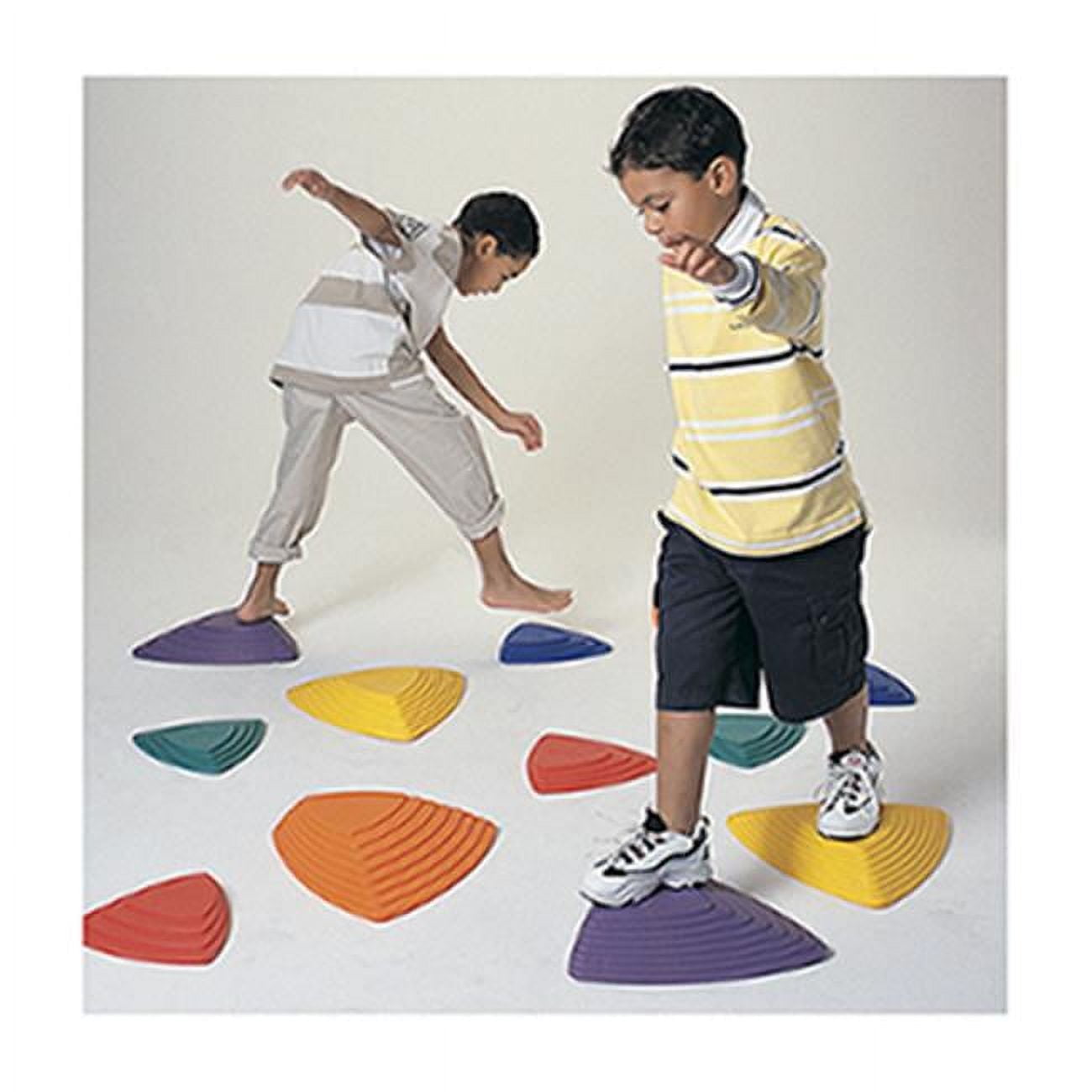Vibrant Multicolor Non-Slip Kids Play Stepping Stones Set