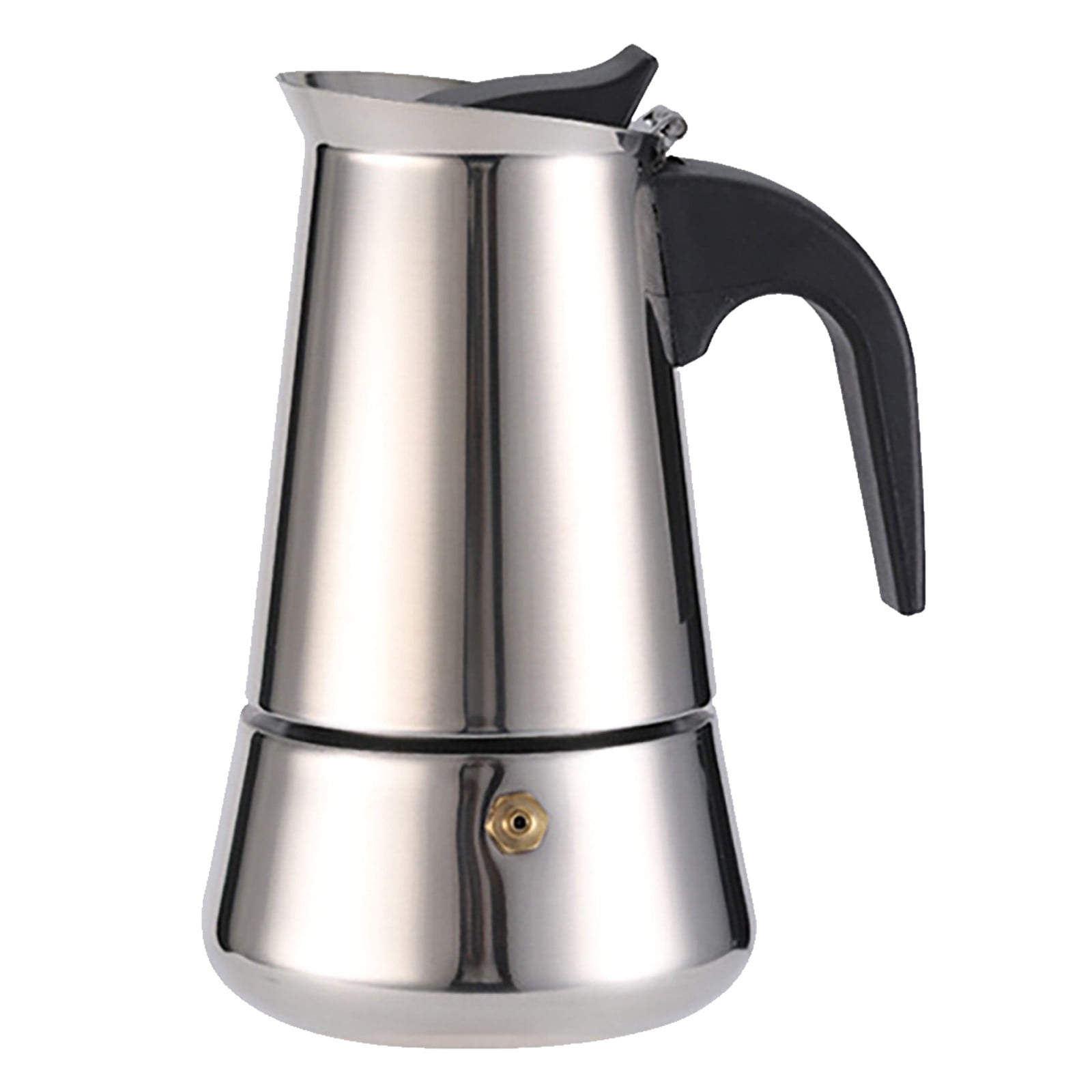 Gongjisey Glass&Bottle Stainless Steel Stovetop Coffee Maker Pot for