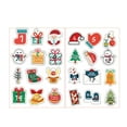 Gongjisey Stickers Christmas Sticker Number 24 Countdown Sticker Santa