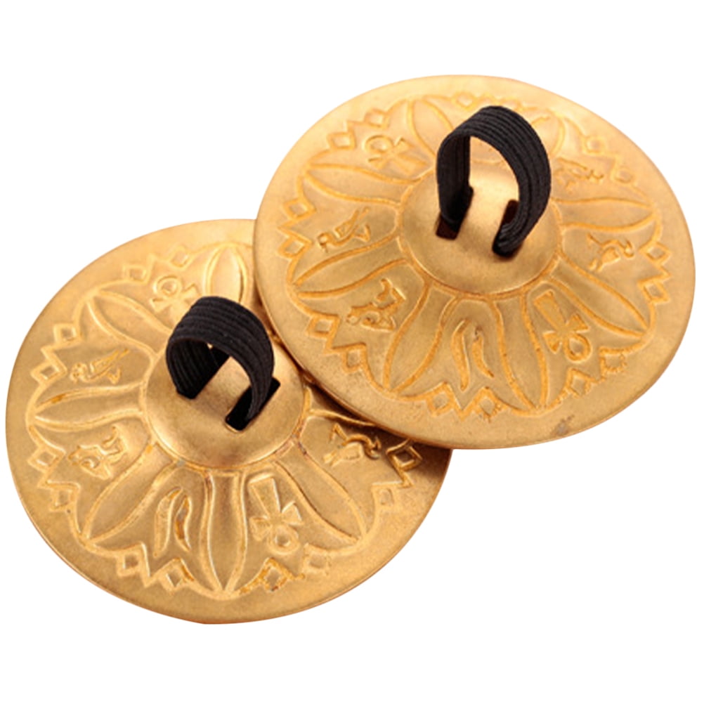 Gongxipen 1 Pair Of Finger Cymbals Belly Dancing Performance Finger