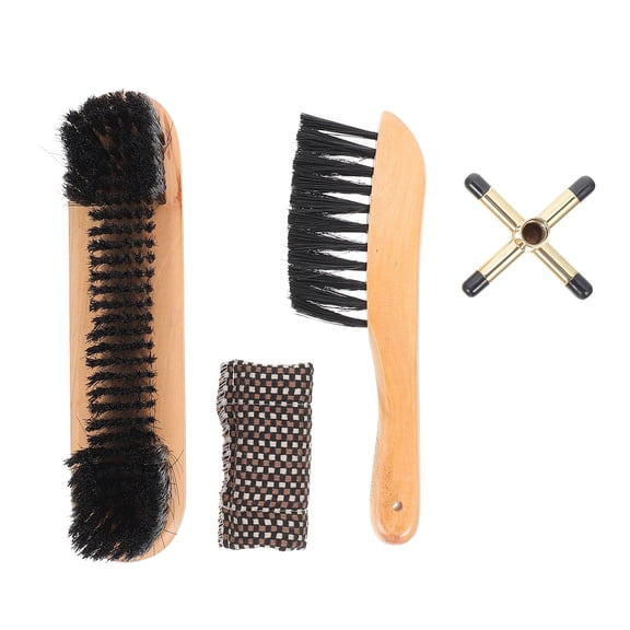 KALLORY Pool Table Accessories Assorted Color Two Lengths Bristles Metal Rack