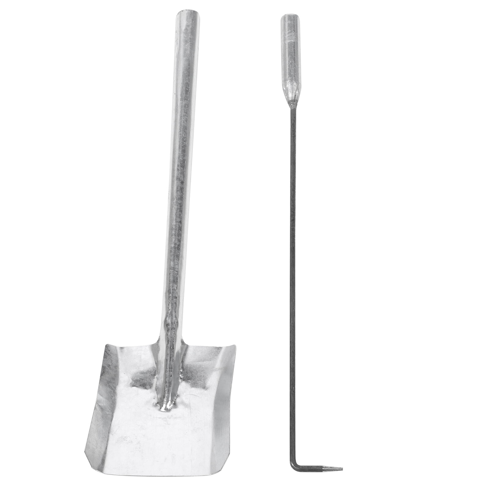 Gongxipen 1 Set Fireplace Tools Campfire Shovel and Hook Fireplace