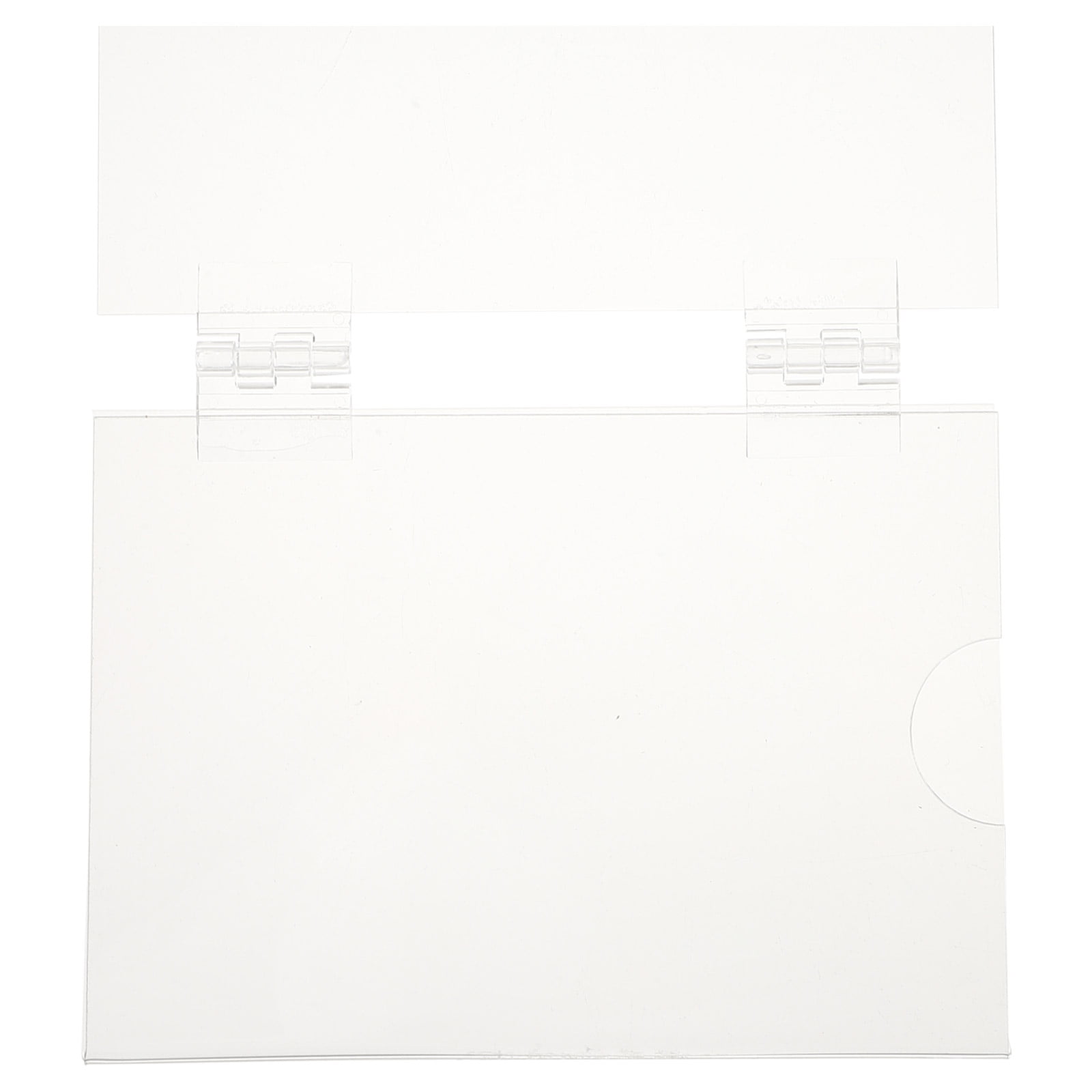 Gongxipen 1 Set Transparent Price Tag Holder Acrylic Label Holder