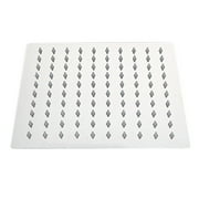 Gongxipen 10 inch Stainless Steel Ultra-thin Waterfall Shower Heads Square High Pressure Rainfall Shower Head Rain Showerheads
