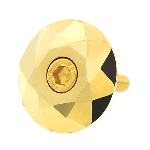 Gongxipen 1Pc Aluminum Alloy Bike Headset Cover MTB Headset Accessories On-road Bike Head Parts with Bolt (Golden)