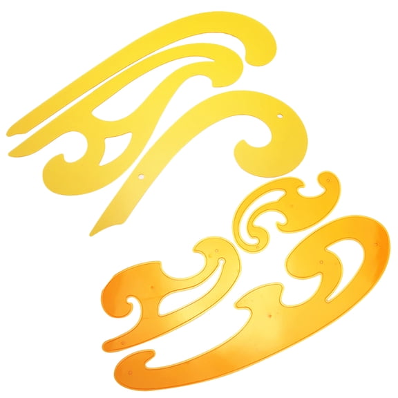 Sew Curve Ruler for Sewing Pattern Making, Flexible Plastic Tailor Drawing Ruler for Clothing Cutting and Design