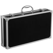 Gongxipen Black Aluminum Briefcase with Lock for Tattoo Equipment and Makeup Tools