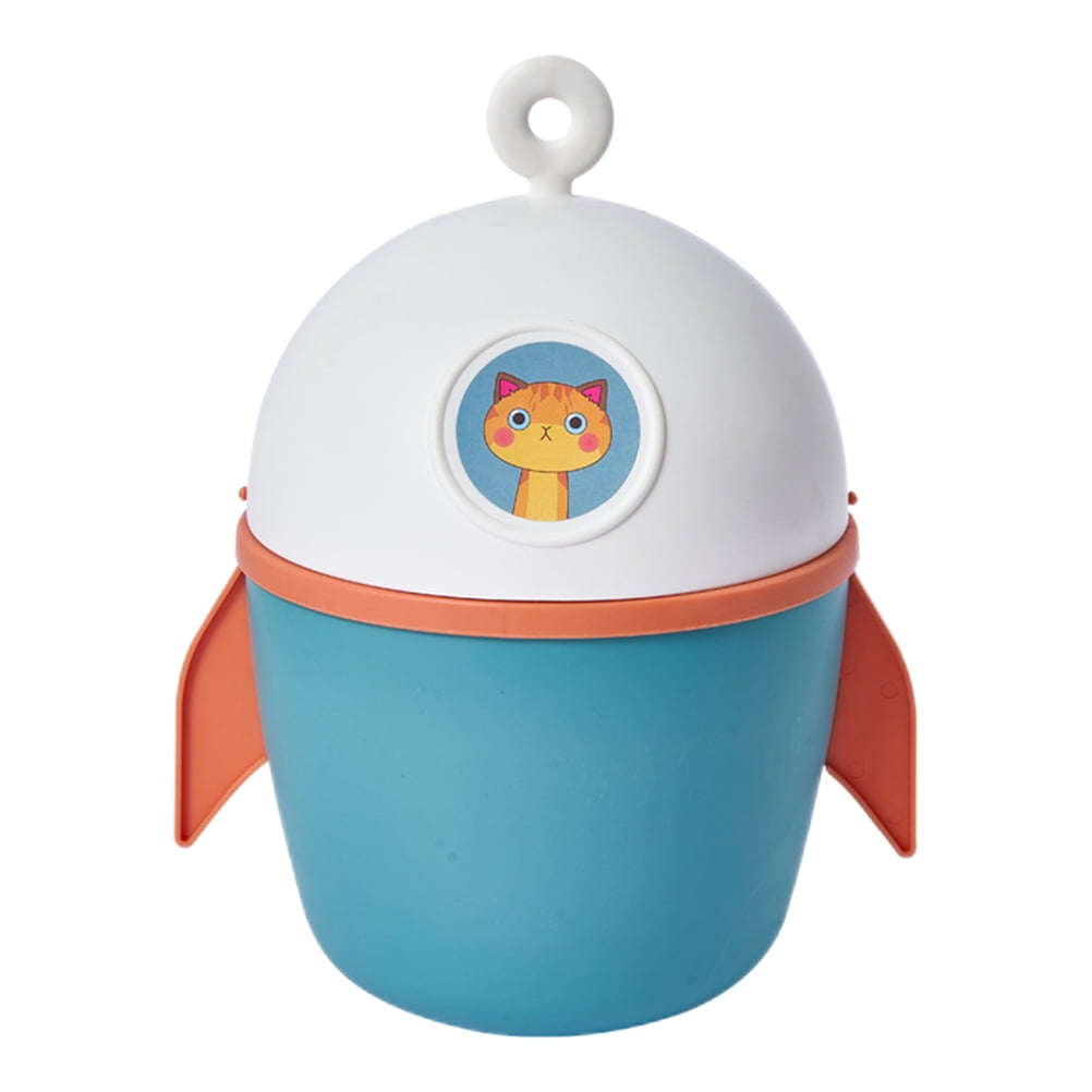 Gongxipen Creative Fliptop Trash Can Cartoon Small Trash Bin Desktop