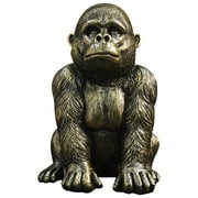 Gongxipen Decorative Gorilla Statue Resin Gorilla Adornment Desktop Gorilla Figurine Gorilla Statue Decor