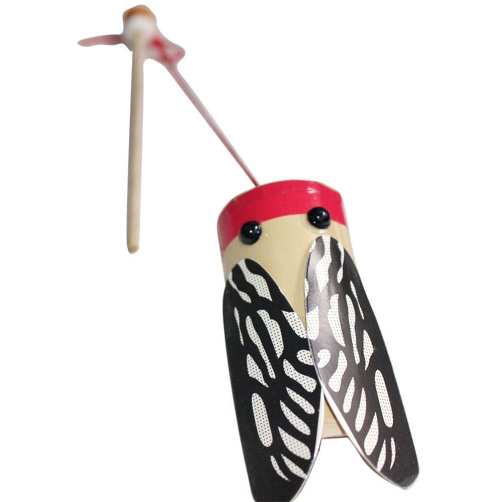 Gongxipen Traditional Chinese Bamboo Cicadas Toy DIY Handmade Novelty Noise Maker Toy for