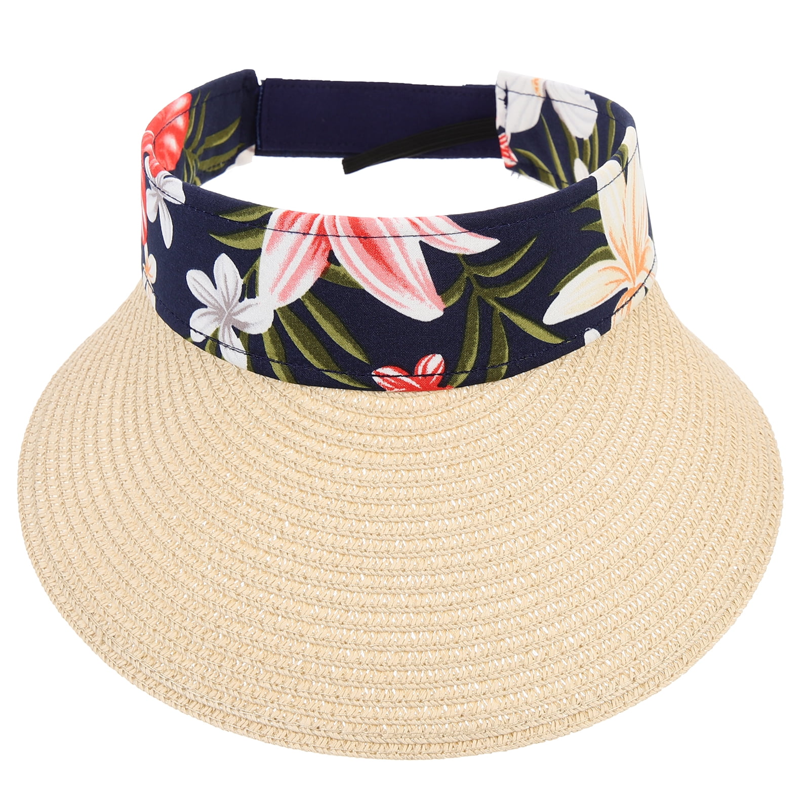 Gongxipen Women Sun Shade Hat Summer Beach Sun Hat Women Ponytail Hat Sun Visor Hat