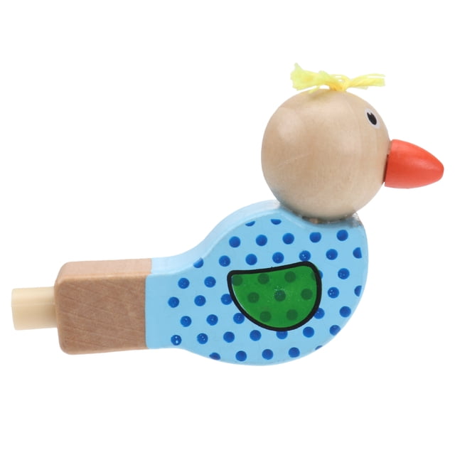 Gongxipen Wooden Cartoon Birds Whistles Educational Music Instrument