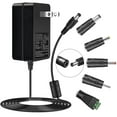 thumbnail image 1 of Gonine 12V Power Supply, 100V - 240V AC to DC 12V 3A 2A 1A Adapter Charger for 5050 3528 LED Strip CCTV Security Camera  Router LCD Monitor External Hard Drive, 12Vdc Power Cord US Plug, 1 of 7