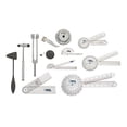thumbnail image 1 of Goniometer Physical Therapy Complete Set W/Bonus Reflex Hammer Including 12,8,6 Inches Goni's Plus Two Bonus Measuring Tapes. Occupational Therapy Too, 1 of 1