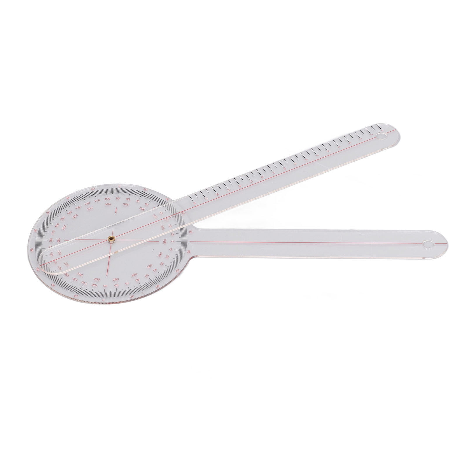 Goniometer Transparent Orthopedic, Goniometer 360 Physical Angle