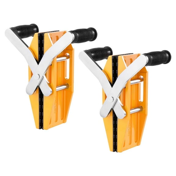 Gonipol 2 PCS Double Handed Stone Carrying Clamps, 1.81 Inch (46MM) Granite Lifting Tools With Slip-Proof Rubber Pads, 771 lbs Loading Capacity ,Clamps for Woodworking ,Wood Clamps