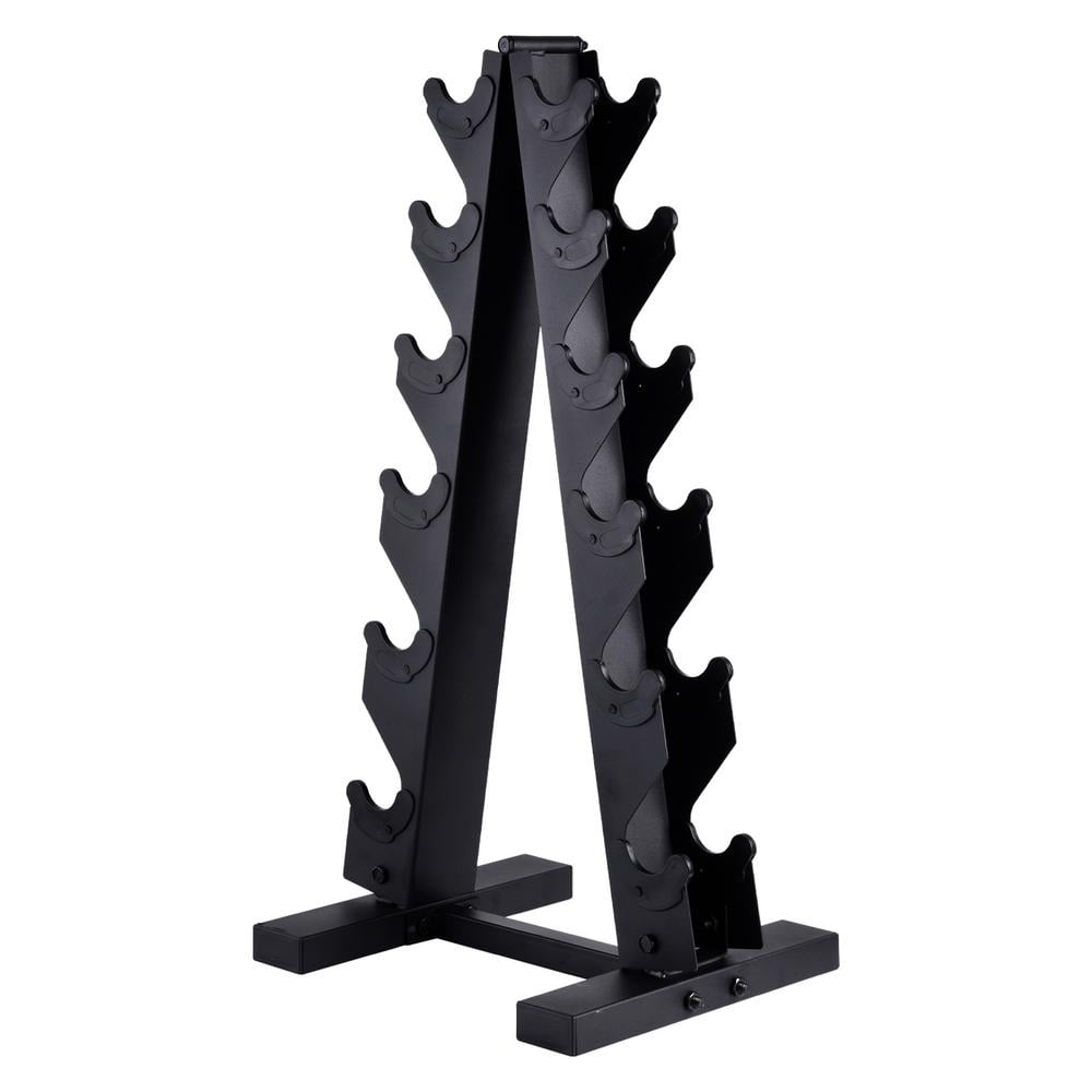 Gonipol Dumbbell Weight Rack Strength Training Dumbbell Racks Dumbbell Racks Home Gym Space Saver A-Frame Dumbbell Rack Store 6 Pairs Of Dumbbells elegance
