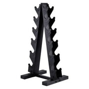 Gonipol Dumbbell Weight Rack Strength Training Dumbbell Racks Dumbbell Racks Home Gym Space Saver A-Frame Dumbbell Rack Store 6 Pairs Of Dumbbells elegance