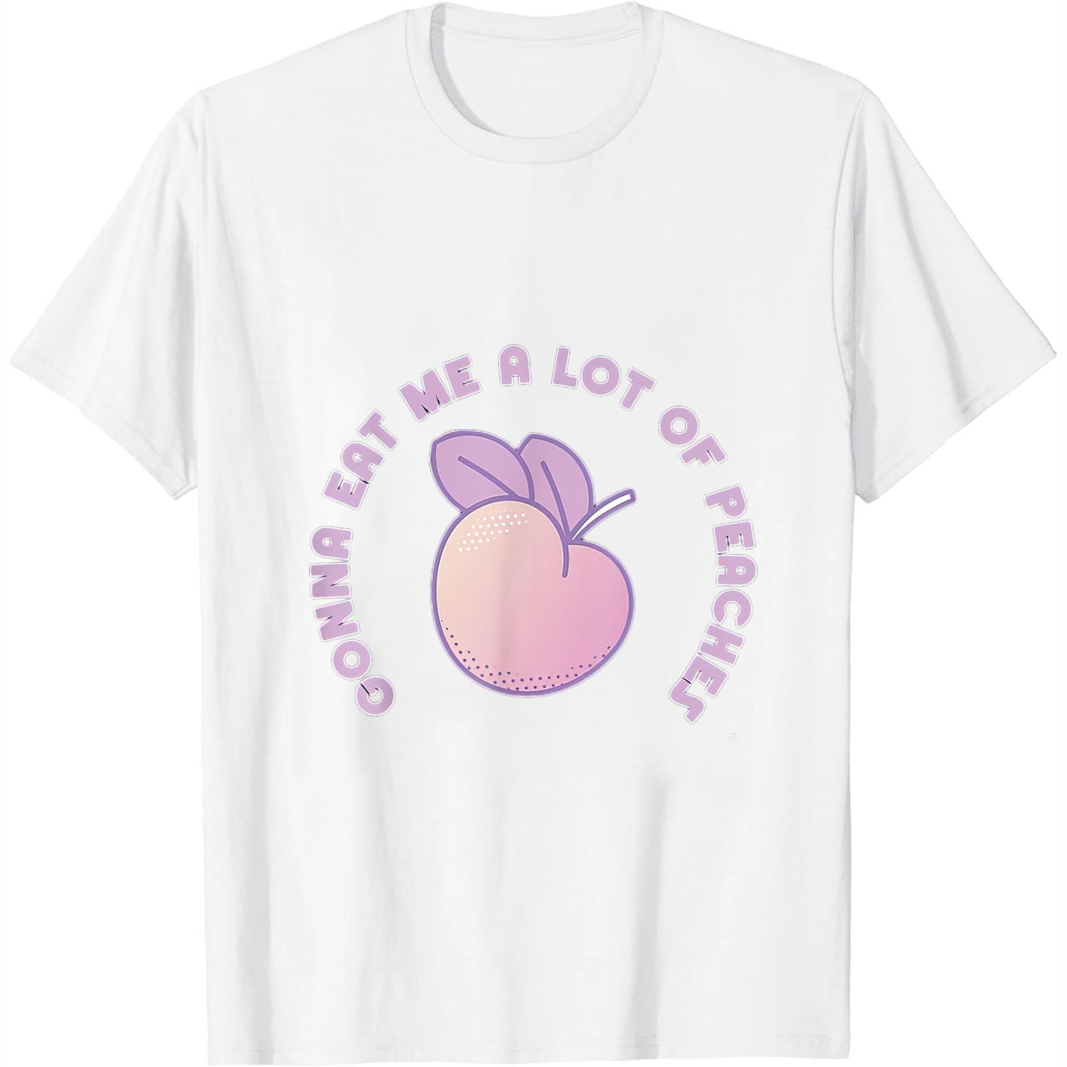 Gonna Eat Me A Lot Of Peaches Retro Vintage Graphic Womens TShirt