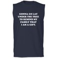 thumbnail image 1 of Gonna Go Lay Under The Tree Adult Sleeveless Tee, 1 of 3