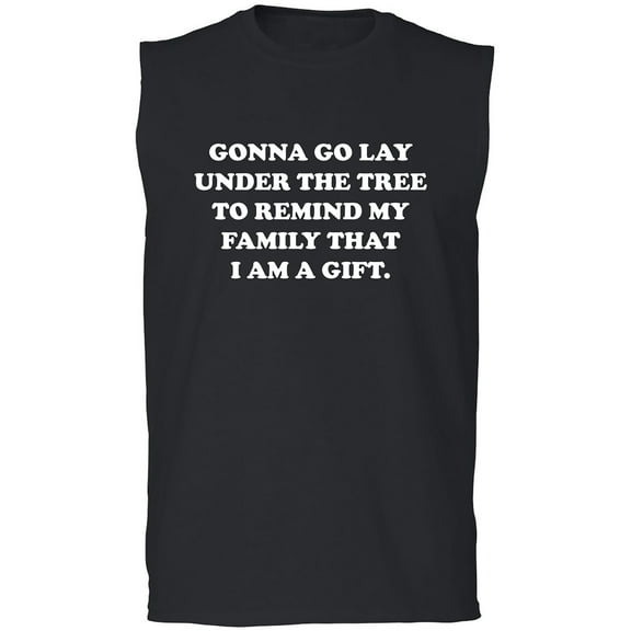 Gonna Go Lay Under The Tree Adult Sleeveless Tee