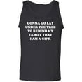 thumbnail image 1 of Gonna Go Lay Under The Tree Adult Tank Top, 1 of 3