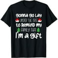 thumbnail image 1 of Gonna Go Lay Under The Tree Christmas Funny X-mas Pajama T-Shirt, 1 of 7