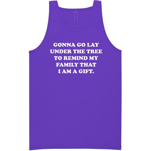 Gonna Go Lay Under The Tree Neon Tank Top